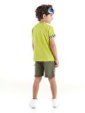 Motosiklet Turu Erkek Çocuk T-Shirt Şort Takım