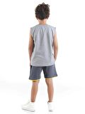 Pizzacı Köpekbalığı Erkek Çocuk T-shirt Şort Takım