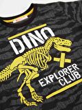 Dino Explorer Erkek Çocuk T-shirt Kapri Takım