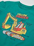 Yellow Digger Erkek Çocuk Yeşil T-shirt Kapri Şort Yazlık Takım