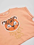 Leopar Kız Çocuk T-shirt Şort Takım