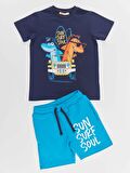 Shark Surf Erkek Çocuk T-shirt Şort Takım