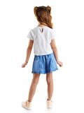 Gözler Kız Çocuk T-shirt Şort Takım