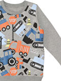 Sevimli Arabalar Erkek Çocuk Sweatshirt