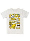İnşaat Araçları Erkek Çocuk T-shirt Şort Takım