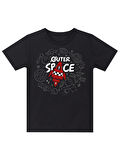 Uzay Roketi Erkek Çocuk T-shirt Kapri Şort Takım