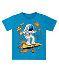 Astronot Erkek Çocuk T-shirt Kapri Şort Takım