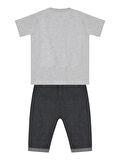 Cool Animals Erkek Çocuk T-shirt Kapri Şort Takım