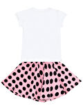 Çita Kız Çocuk T-shirt Pembe Etek Takım
