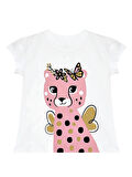Çita Kız Çocuk T-shirt Pembe Etek Takım