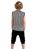 Kuru Kafa Erkek Çocuk T-shirt Kapri Şort Takım
