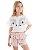 İkiz Ceylan Kız Çocuk T-shirt Şort Takım