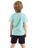 Let's Surf Erkek Çocuk T-shirt Şort Takım