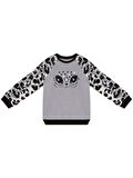 Leopar Peluş Kız Çocuk Sweatshirt