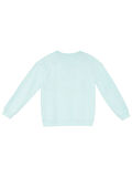 Çiçekler Kız Çocuk Mint Sweatshirt