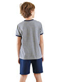 Erkek Çocuk Basic T-shirt Şort Takım