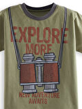 Explore Erkek Çocuk T-shirt Gabardin Şort Takım