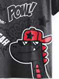 Yıldızlı Dino Erkek Çocuk 2'li Pijama Takım