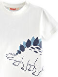Dinozor Erkek Çocuk T-shirt Müslin Şort Takım