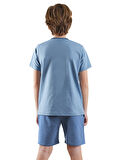 Dinolar Erkek Çocuk T-shirt Şort Takım