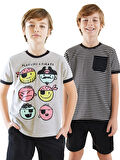 Pirate Erkek Çocuk 2'li T-shirt Takım