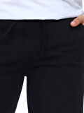 Unisex Kız Erkek Çocuk Siyah Basic Eşofman Altı