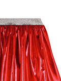 Kız Çocuk Kırmızı Metalik Parlak Etek