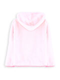 Kalp Cepli Kız Çocuk Pembe Peluş Mont