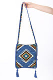 Baghashtag Mavi Kilim Motifli Heybe Çanta