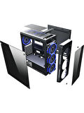 Power Boost Arcylic Halo Rainbow VK-G3904S RGB Fanlı ATX Oyuncu Kasası OUTLET