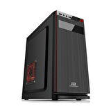 Power Boost VK-B001S 300 W Tek Fanlı Siyah ATX Bilgisayar Kasası