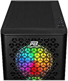 Power Boost VK-M202B RGB Led Fanlı ATX Oyuncu Kasası OUTLET