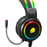 Gamebooster H18L Firefly Rgb 7.1 Oyuncu Kulaklığı Siyah (GB-H18L)
