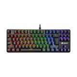 TEŞHİR GameBooster GM06B Plus Rainbow Aydınlatmalı TKL Mekanik Red Switch Oyuncu Klavyesi