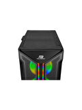 PowerBoost VK-Z002B USB 3.0 Mesh ARGB Ring Fanlı Gaming Kasa