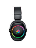 GameBooster WBH44  RGB Wireless 2.4G+BT Siyah Oyuncu Kulaklığı