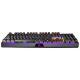 GameBooster GB-G5R G5R Defender Rainbow Türkçe Mekanik Red Switch Gaming Klavye