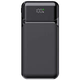 PowerBoost NIGHT 125B 10000mAh 22.5W Dahili Kablolu LCD Siyah Taşınabilir Şarj Cihazı Powerbank
