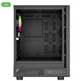 PowerBoost A600B 600W 80+ ATX USB 3.0 Rainbow Fanlı Mesh Gaming Siyah Kasa