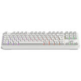 GameBooster G75 Elya Rainbow Aydınlatmalı Beyaz TKL Membrane Gaming Klavye