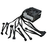 PowerBoost PB600WB 600W 80+ White APFC 4*PCI-E 6+2 Pin 12cm Siyah Fanlı ATX PSU (Bulk)