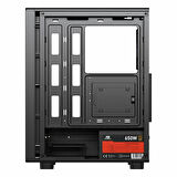 PowerBoost PB-A5065B 650W 80+ Bronz USB 3.2 ARGB eATX Mid Tower Siyah Kasa