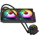 GameBooster BLADE 240B ARGB 240mm Siyah İşlemci Sıvı Soğutucu GB-LCS-BL240B