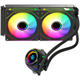 GameBooster BLADE 240B ARGB 240mm Siyah İşlemci Sıvı Soğutucu GB-LCS-BL240B