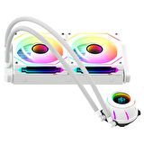 GameBooster BLADE 240W ARGB 240mm Beyaz İşlemci Sıvı Soğutucu GB-LCS-BL240W
