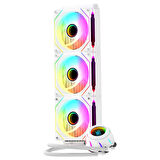 GameBooster BLADE 360W ARGB 360mm Beyaz İşlemci Sıvı Soğutucu GB-LCS-BL360W