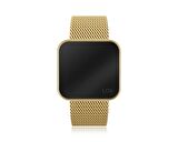 Upwatch İsim Yazılabilir Touch Slim Steel And Gold Strap Unisex Kol Saati