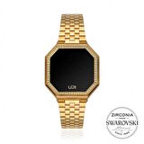 UPWATCH EDGE MINI 33MM SWAROVSKI® ZIRCONIA MATTE GOLD KADIN / KIZ KOL SAATİ