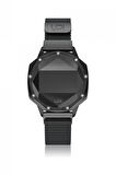 Upwatch İsim Yazılabilir Iconic Swarovski Black Loop Band Kadın Kol Saati