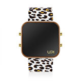UPWATCH LED GBROWN&LEOPARD